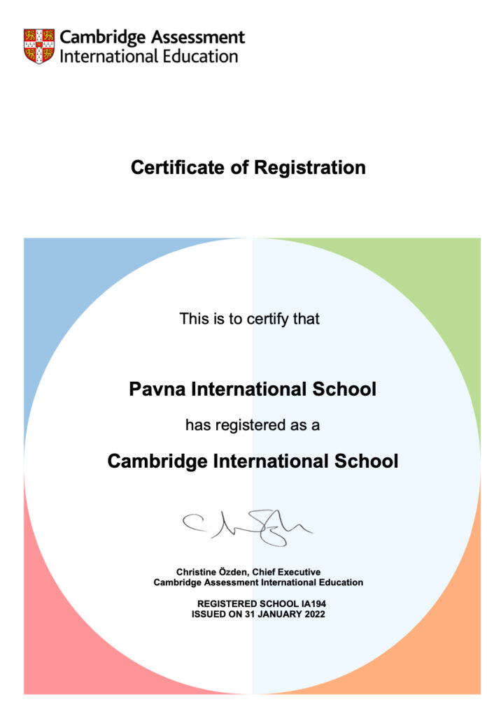 Pavna School-certificate-cambridge international school